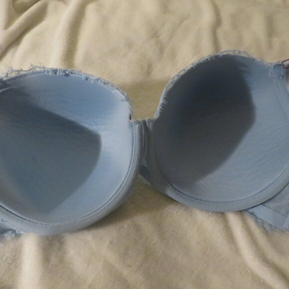 Victoria's Secret Dream Angels Lined Demi Blue Bra  36DDD - Picture 4 of 5